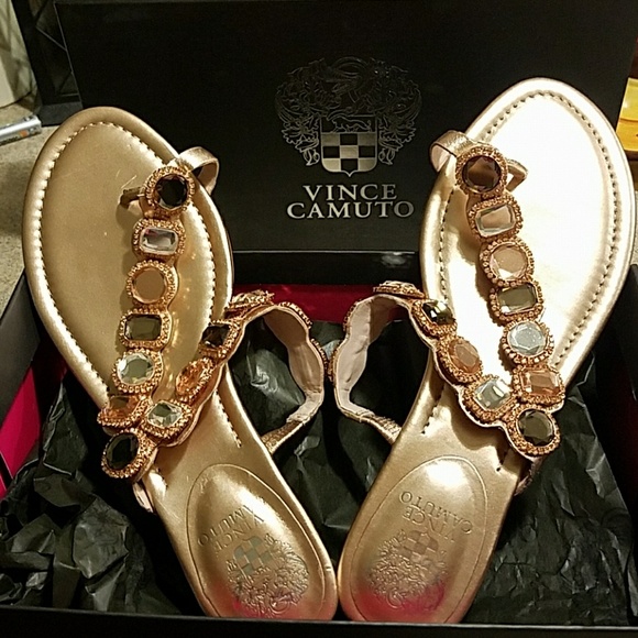 vince camuto rhinestone sandals